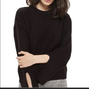 Topshop Bell Sleeve Sweater